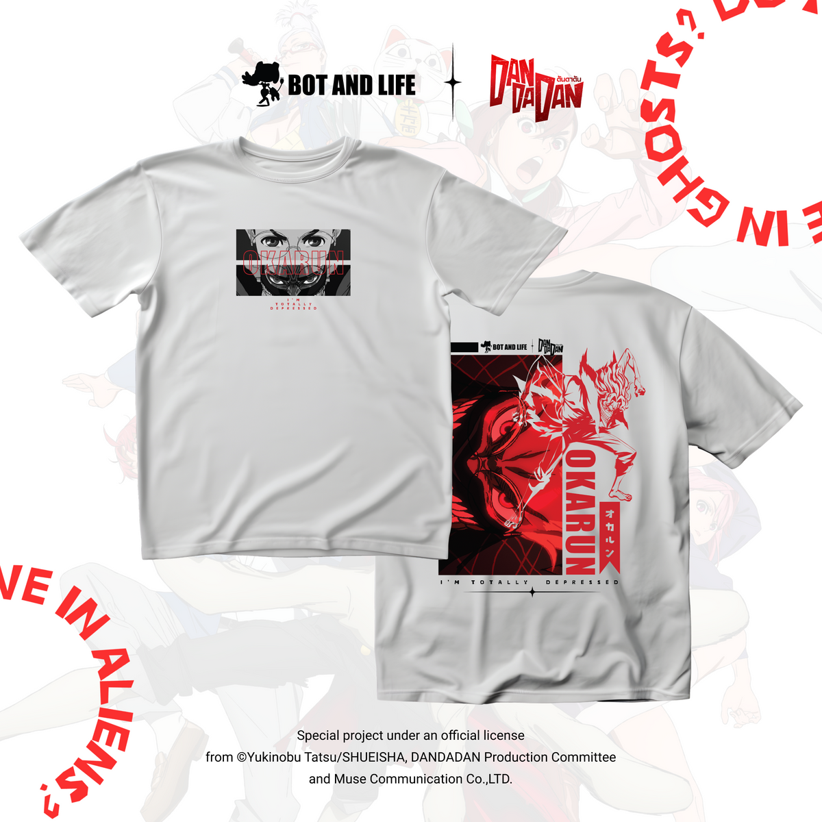 Bot and Life x DAN DA DAN Okarun White