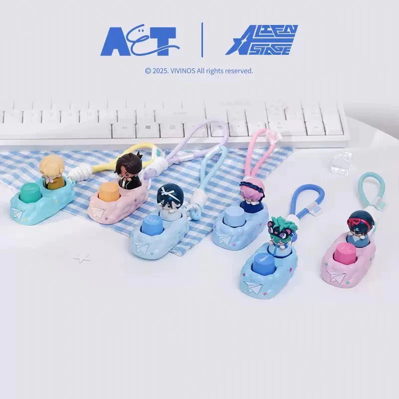 กล่องสุ่มพวงกุญแจ Alien Stage Freedom Stage Series Mechanical Keycap | พวงกุญแจฟิกเกอร์สุ่ม